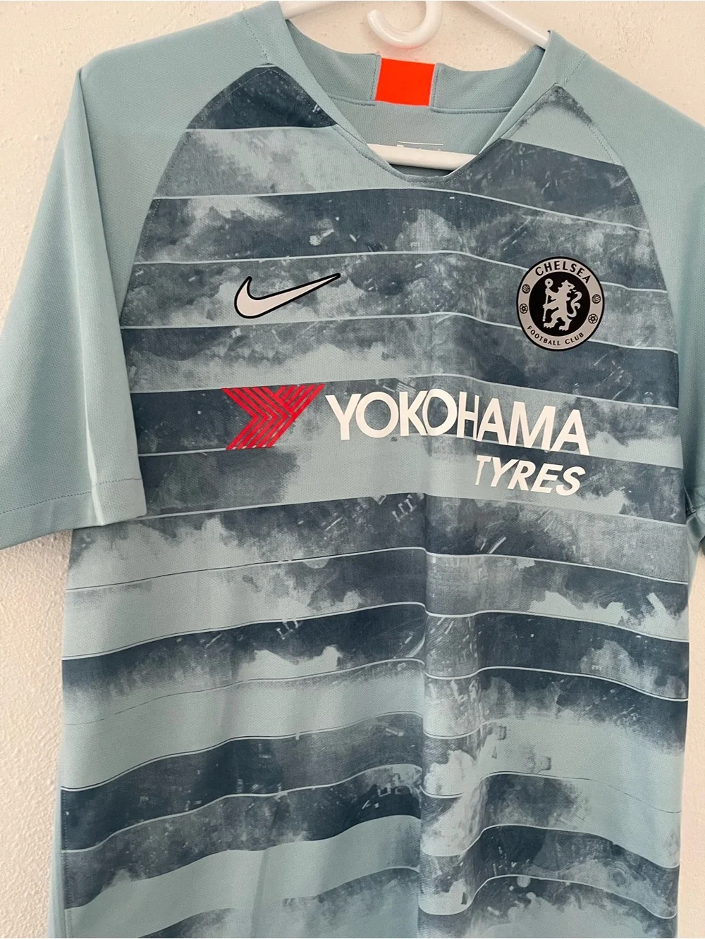 Nike Chelsea Away Jersey - Light Blue and Navy Accents